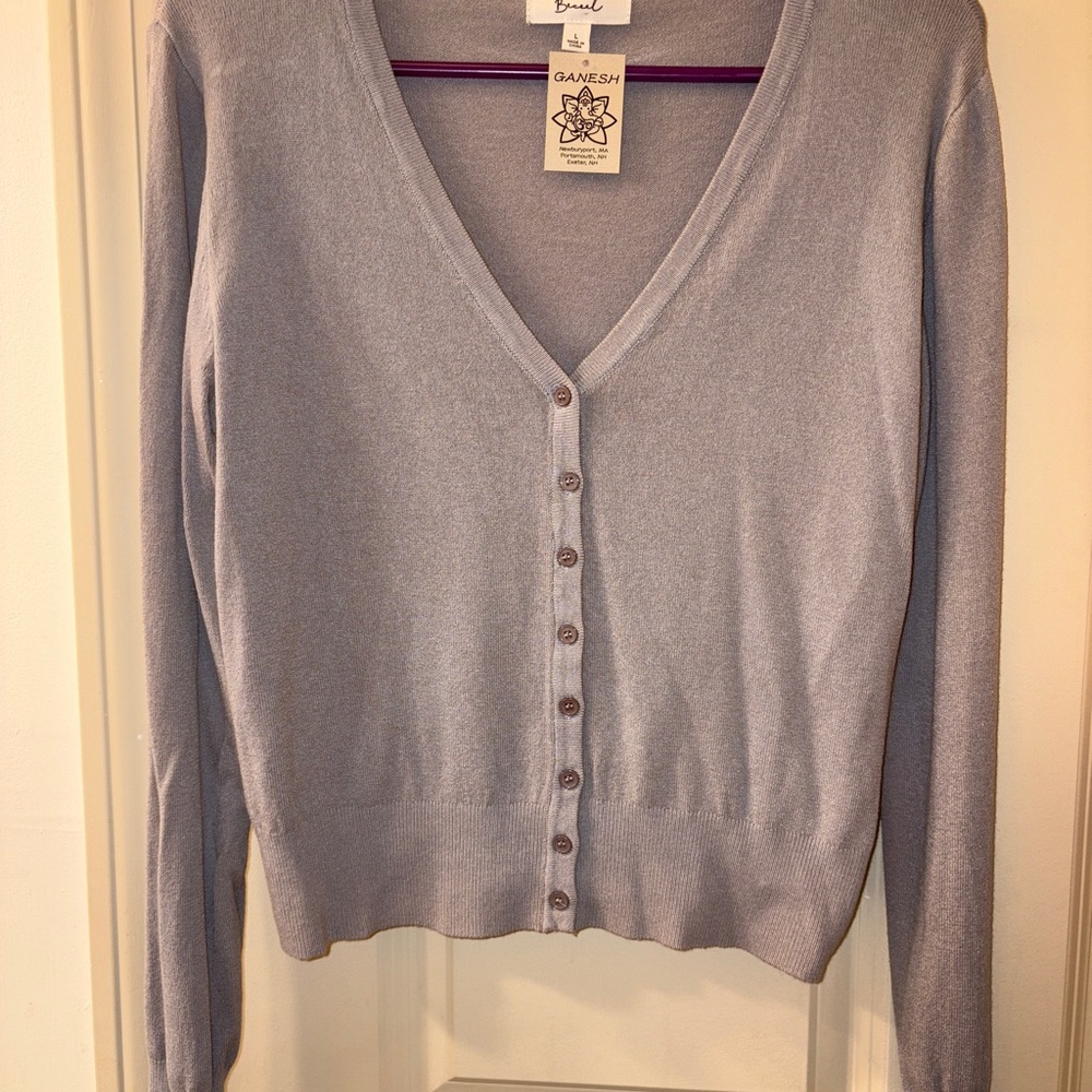 Never Worn Cropped Cardigan Sweater